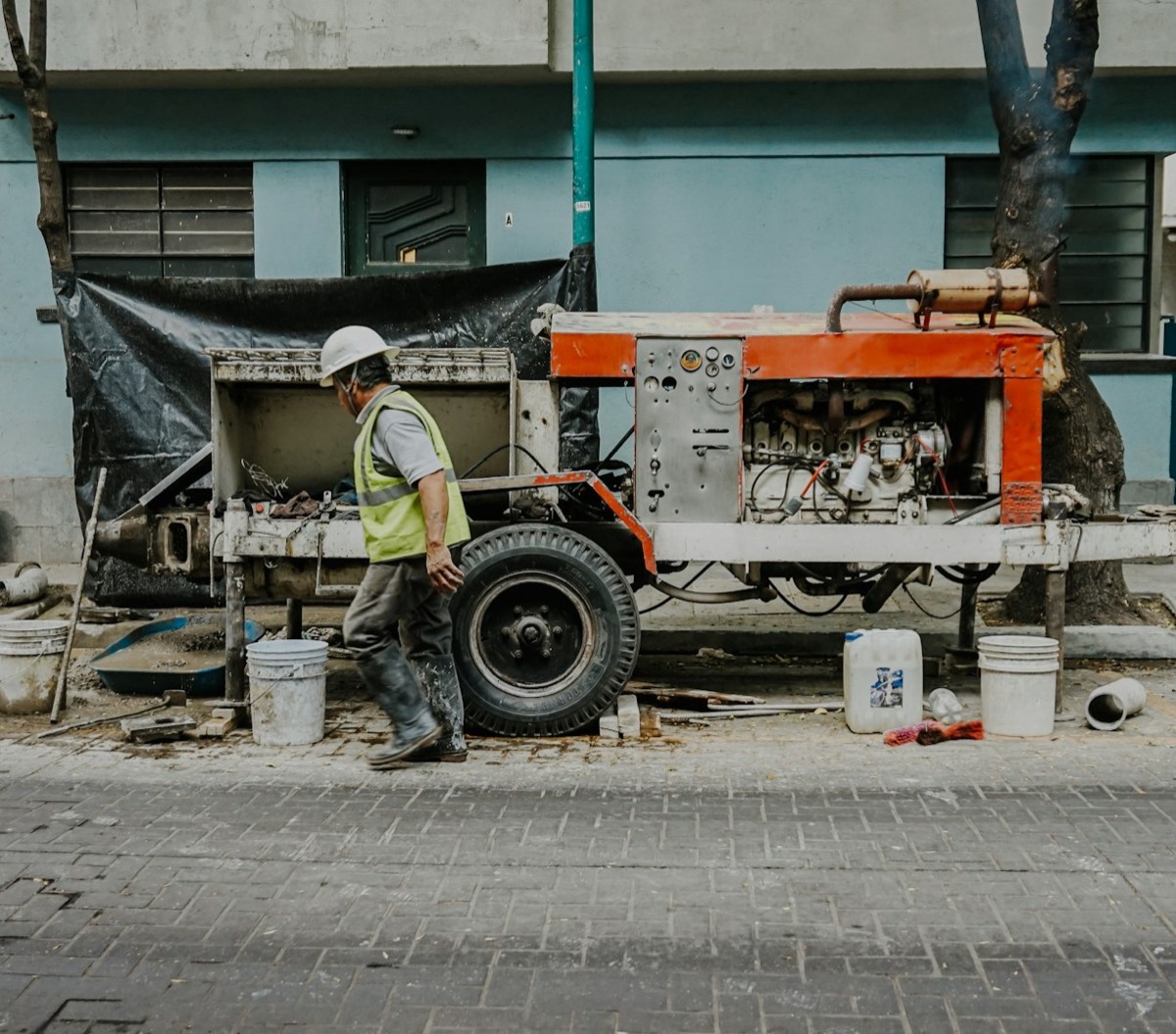 Werkstatt und Service für Baumaschinen